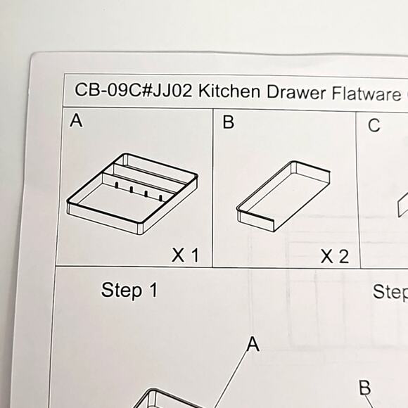 Simple Houseware Expandable Kitchen Drawer Flatware Organizer Black (NWOB) - Picture 6 of 10